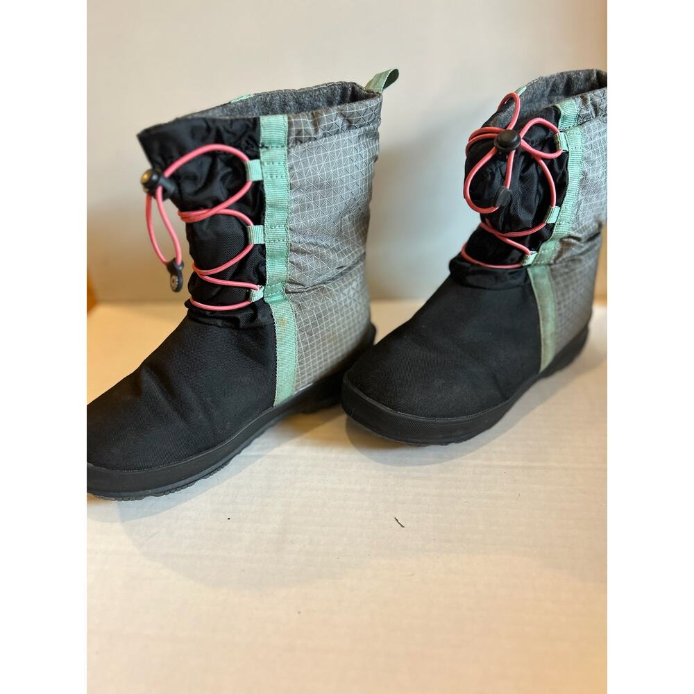 Bogs Snownights kids winter boots black silver size 3